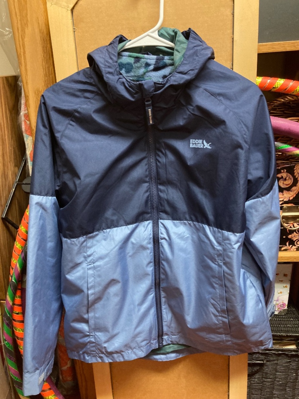NWOT Eddie Bauer Boys Coat 3-in-1 Jacket Fleece Size Large 14/16
